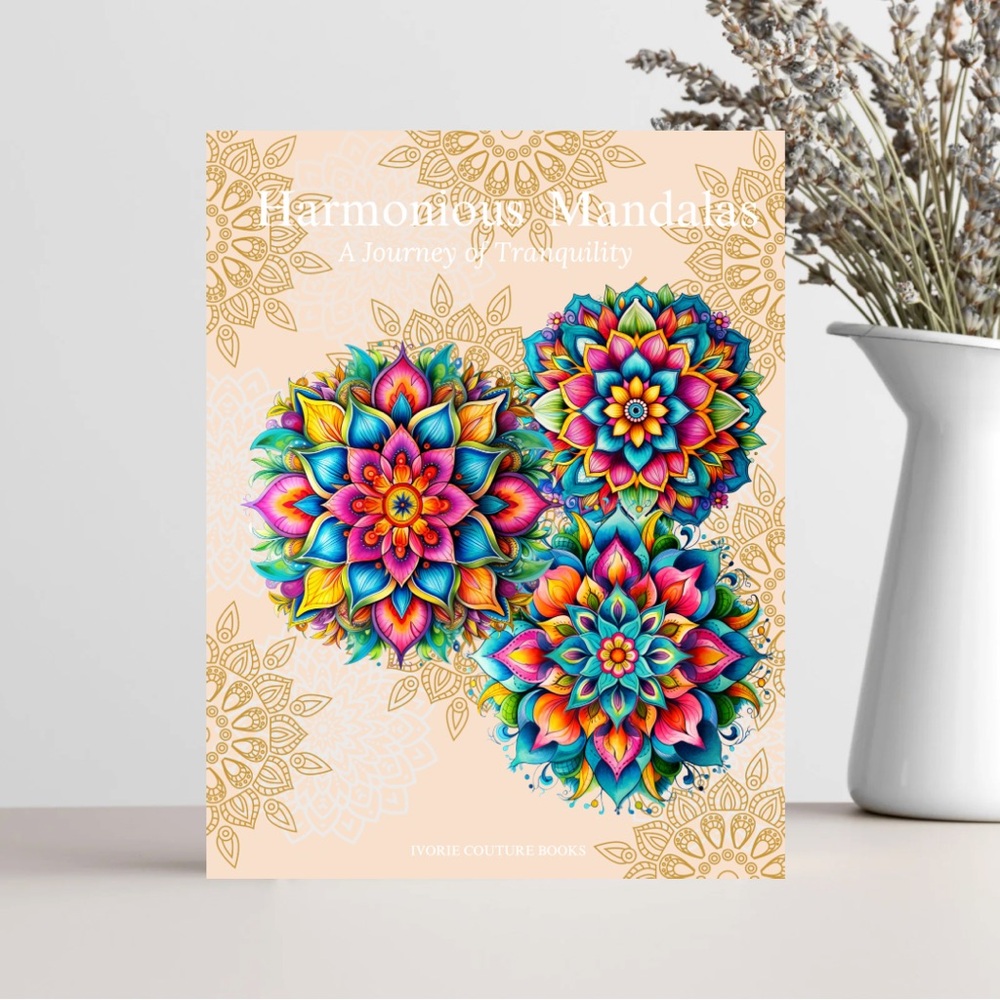 Harmonious Mandala: A Journey of Tranquility – Inspirational Coloring Book